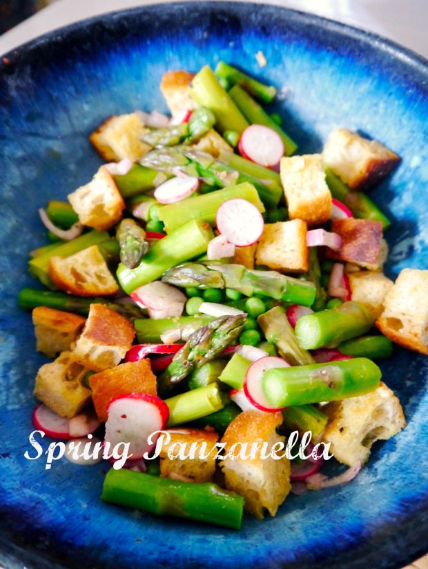 Spring Panzanella - Asparagus, Peas, Radish 03